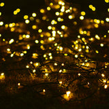 Yellow Light Solar String Lamp Festival Deco 36ft 100 LED