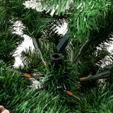 Christmas Tree (6FT 920)(7FT 1350)Branches Flocking Spray White Tree Plus Pine Cone (YJ)