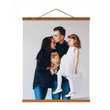 Turn Photo Into Canvas printing with poster hanger-Wood Magnetic Frame Hanger