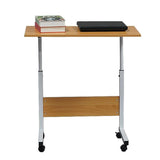 Removable Chipboard & Steel Side Table with Baffle 31.5" x 15.75" x 26.77"