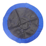 Kids Outdoor Round Net Hanging Rope Nest Tree Swing Children Patio Toys Blue 40"