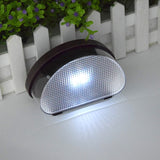 2LED Solar Fence Light White