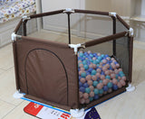 6 Sided Baby Playpen-Baby Play Fence-Come With 30pcs Ocean Ball