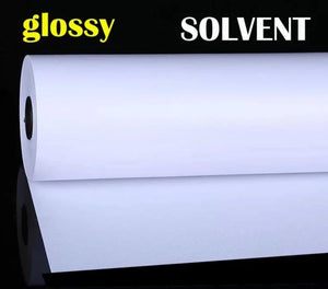 Canvas Roll-Polyester glossy for eco solven-scratch resistance Surface 36"x100'