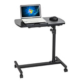 Multifunctional Flat Surface Lifting Computer Desk Black For Home Office