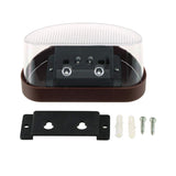 2LED Solar Fence Light White